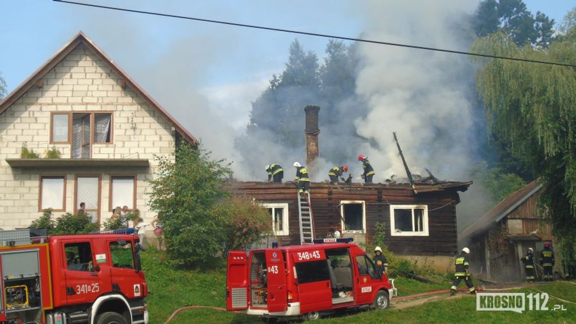 Pietrusza Wola: Pożar dwóch budynków