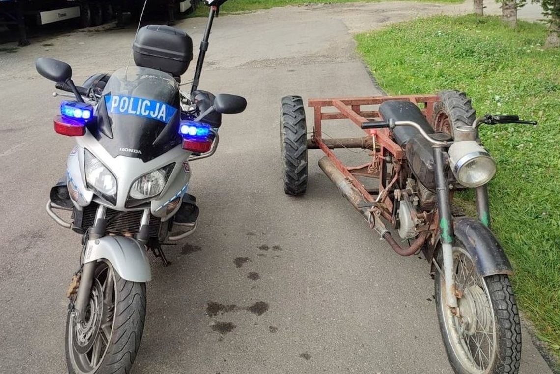 Pijany 43-latek pędził trójkołowcem przez Pielgrzymkę