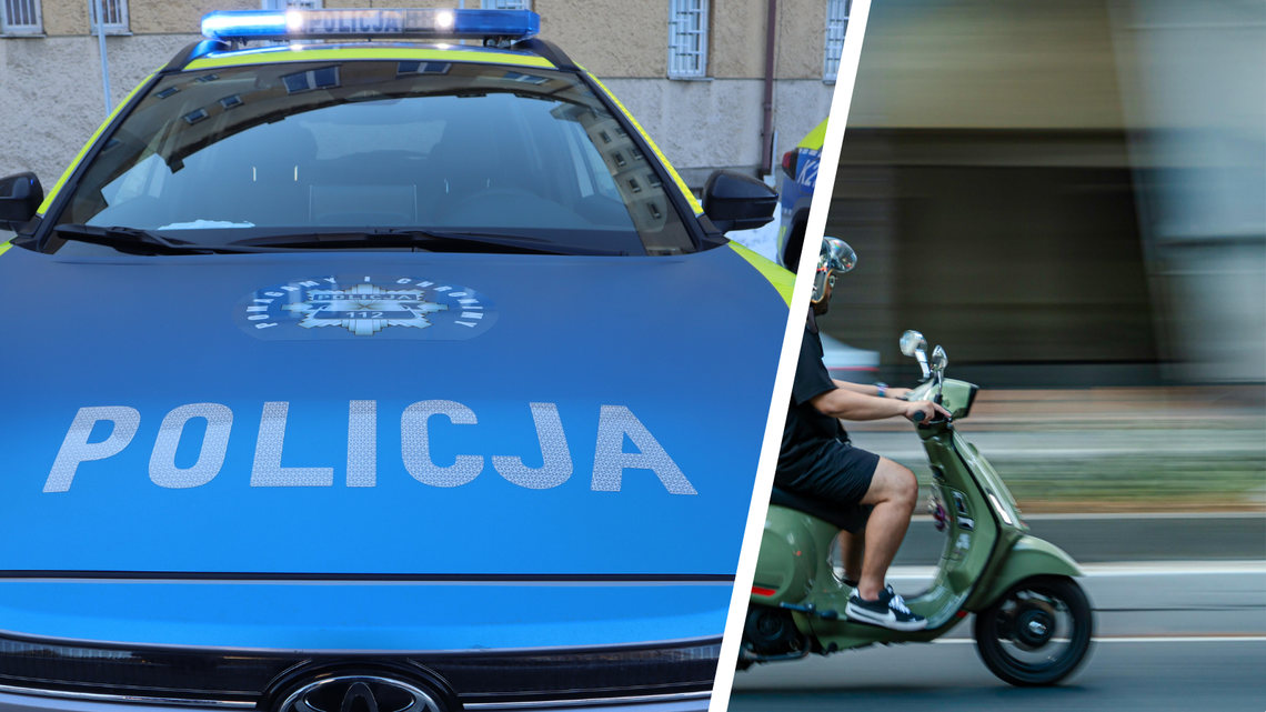 Pijany motorowerzysta z dożywotnim zakazem zatrzymany w Miejscu Piastowym
