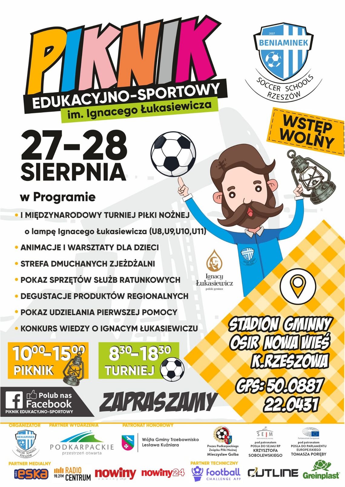 Piknik edukacyjno - sportowy im. Ignacego Łukasiewicza