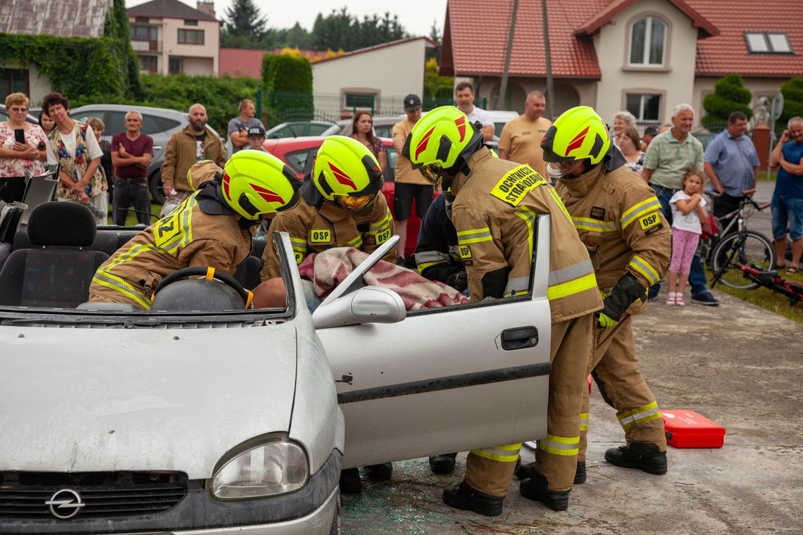 Piknik połączony ze zbiórką środków dla 7-letniego Franka. Były też pokazy strażackie