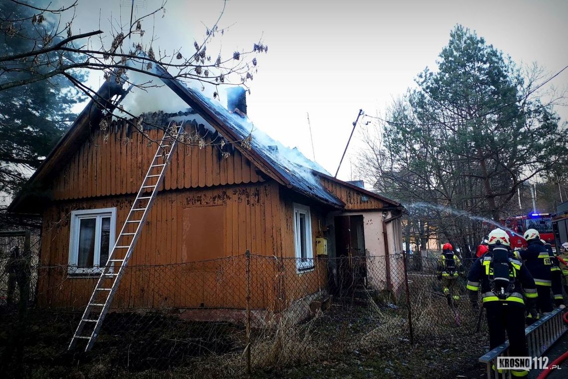 ? PILNE: Pożar pustostanu w Krośnie