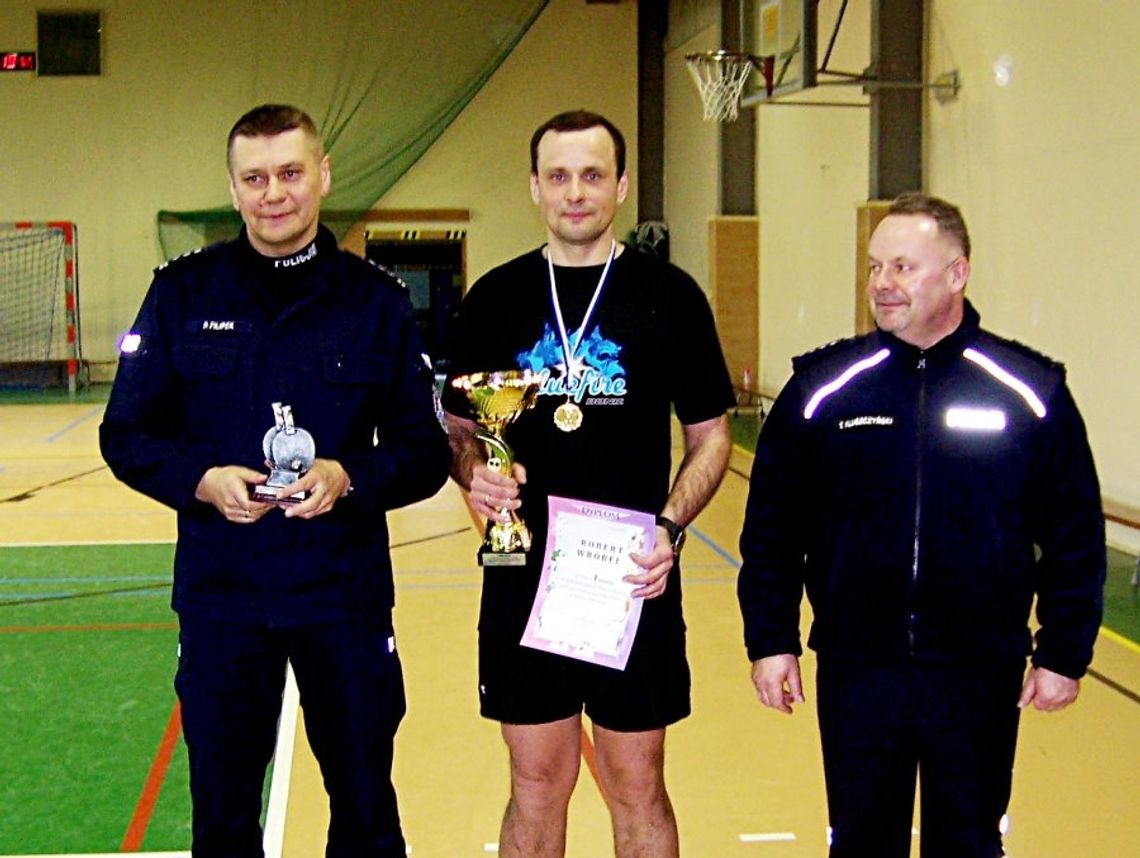 Podinsp. Robert Wróbel mistrzem Policji garnizonu podkarpackiego w tenisie stołowym