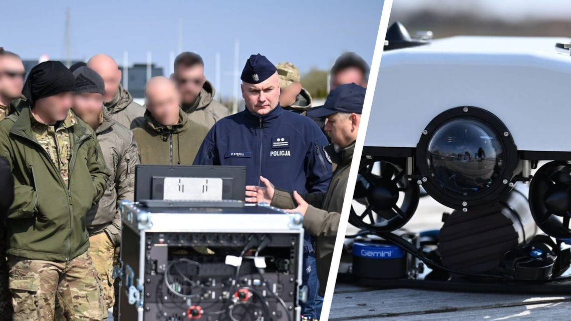 Podkarpaccy kontrterroryści szkolili się z obsługi podwodnego drona