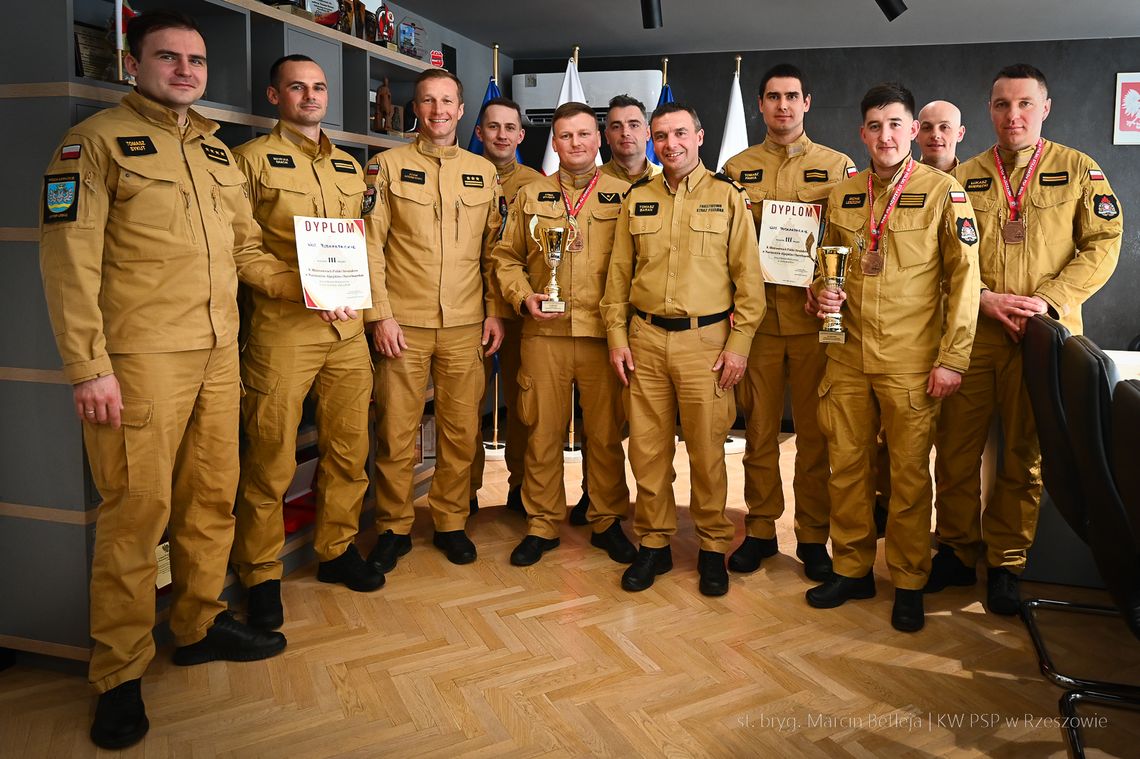 Podkarpaccy strażacy na podium mistrzostw Polski Strażaków PSP Podkarpaccy strażacy na podium mistrzostw Polski Strażaków PSP