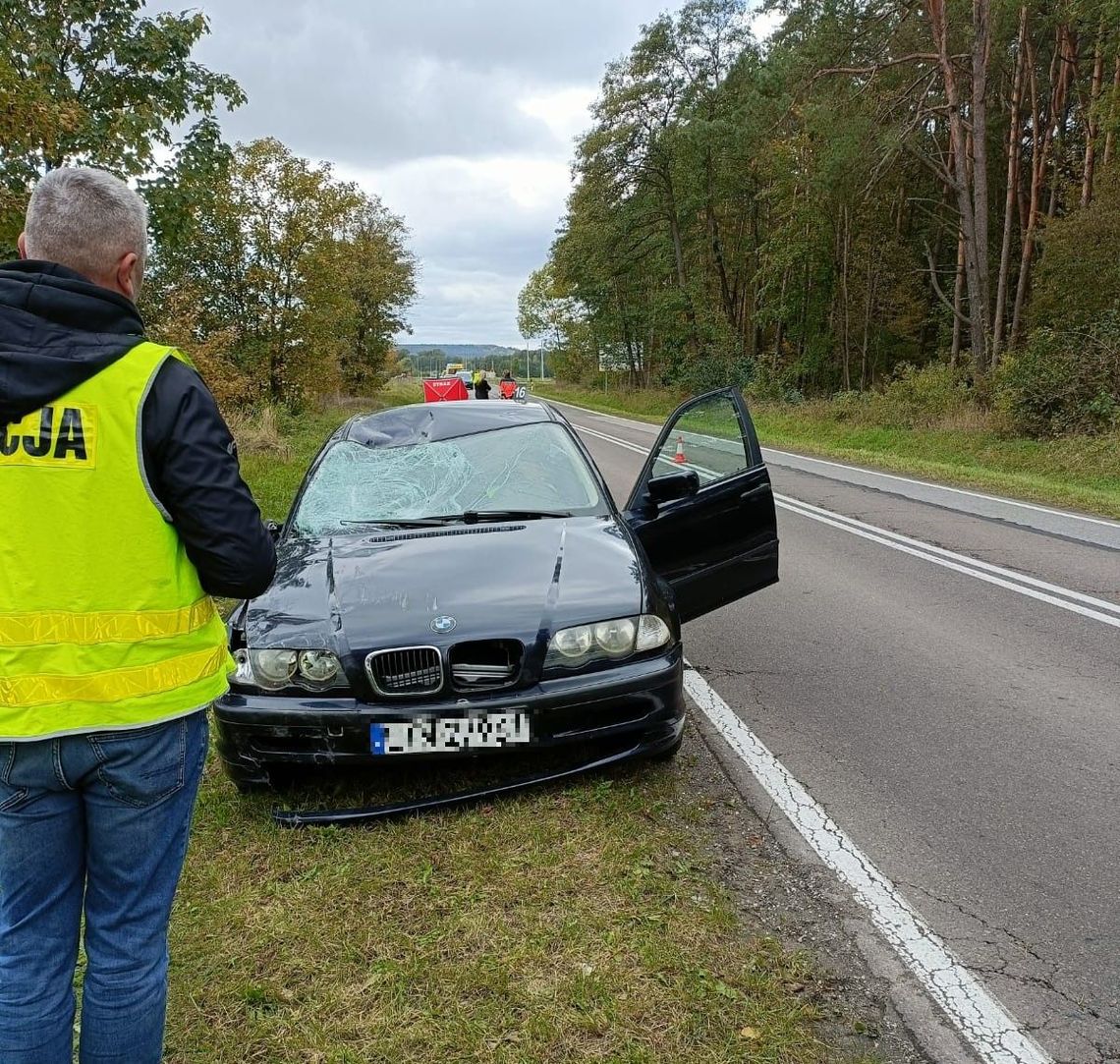 Podkarpacie. 42-letni rowerzysta zginął potrącony przez kierowcę BMW