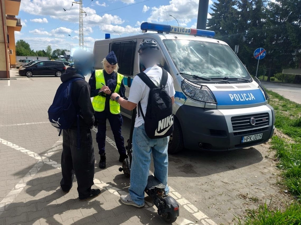 Policja w Krośnie kontrolowała pieszych, rowerzystów i hulajnogi Policja w Krośnie kontrolowała pieszych, rowerzystów i hulajnogi