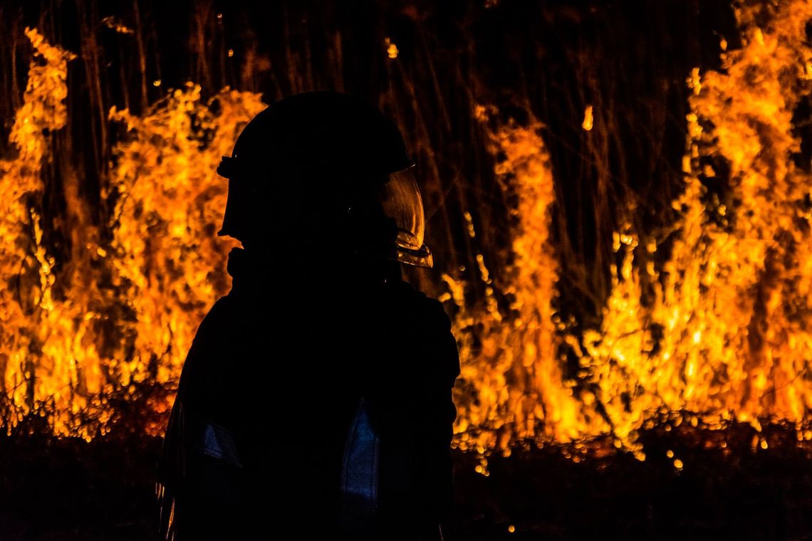 Policjanci zatrzymali na gorącym uczynku podpalacza traw!