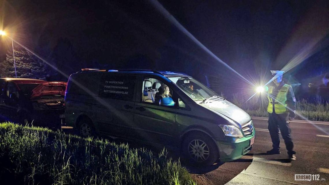 Policyjna interwencja w Rogach: nieprawidłowe holowanie na DK19