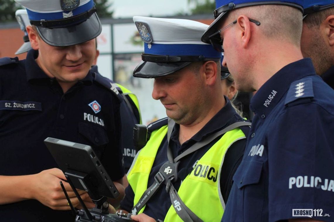 Policyjny dron nad DK28 w Krośnie ujawnił szereg wykroczeń kierowców