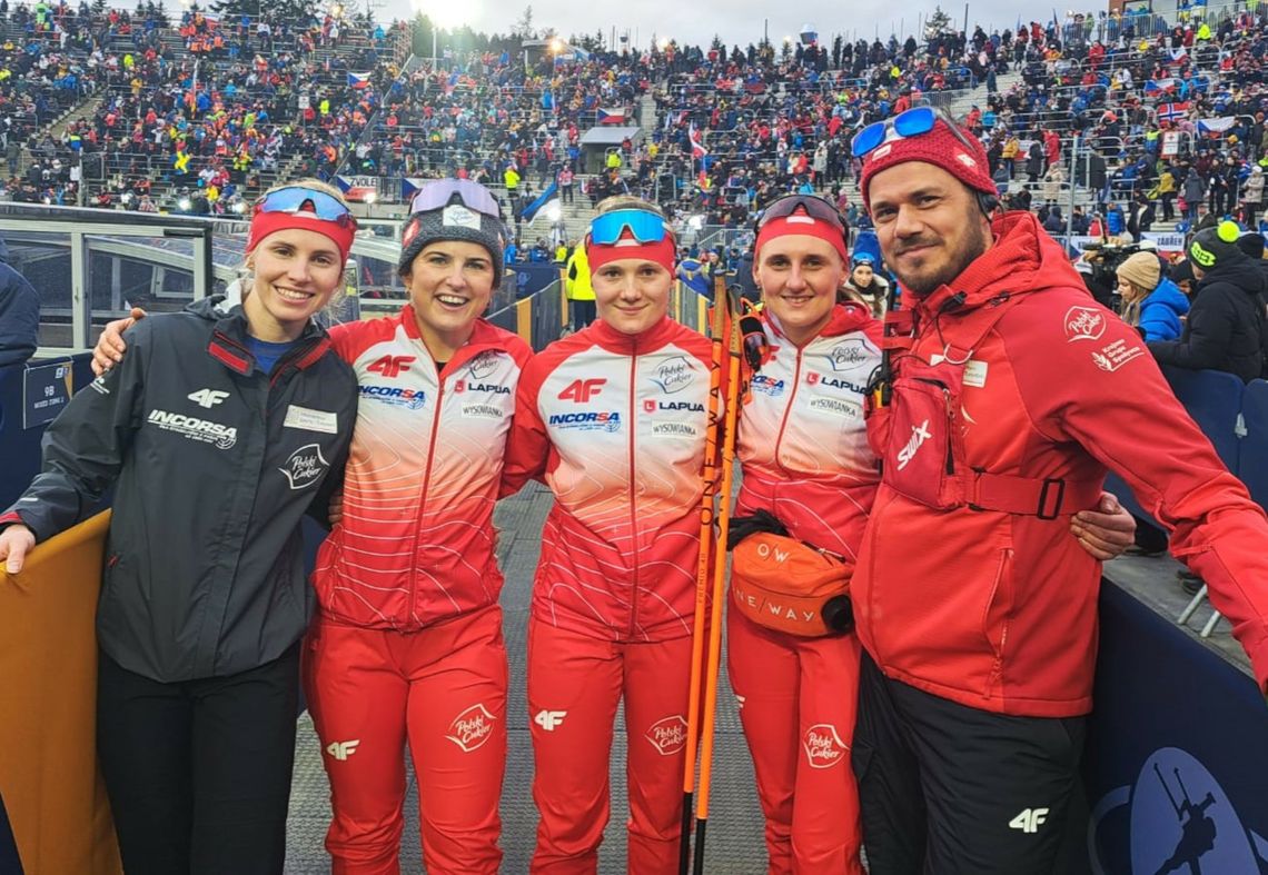 Polskie biathlonistki, z Kamilą Cichoń w składzie, zajęły 6. miejsce na Mistrzostwach Świata