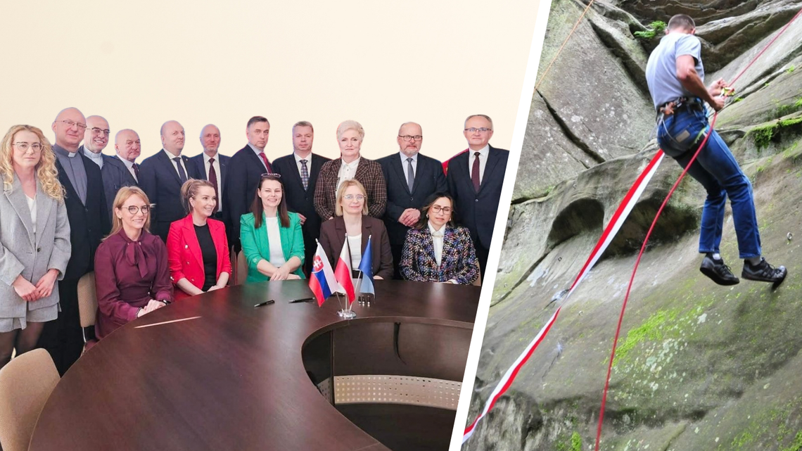 Polsko-słowacki projekt wspinaczkowy w Korczynie