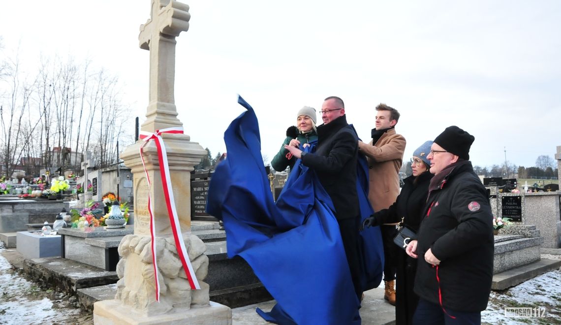 Pomnik Franciszka Jachimowicza w Kobylanach został odnowiony