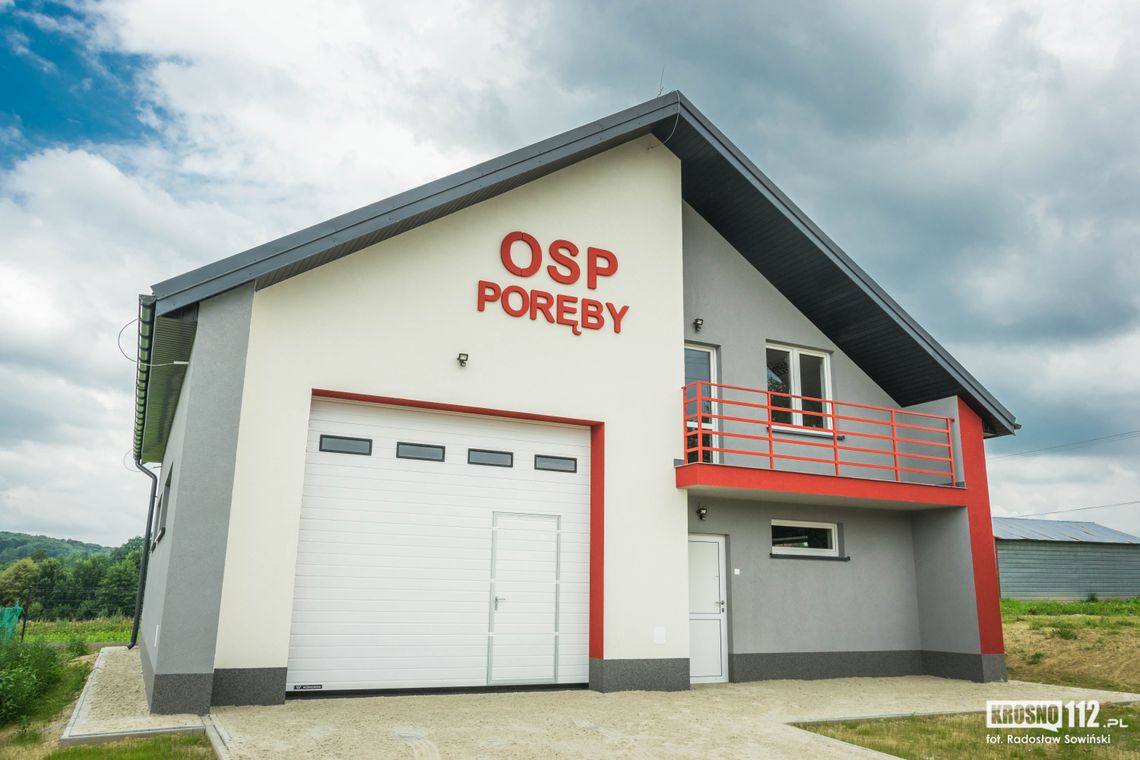 PORĘBY: Niebawem oficjalne otwarcie nowej remizy OSP