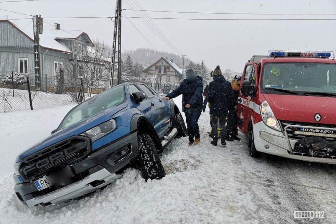 ? Posada Górna. Mężczyzna wtargnął pod samochód