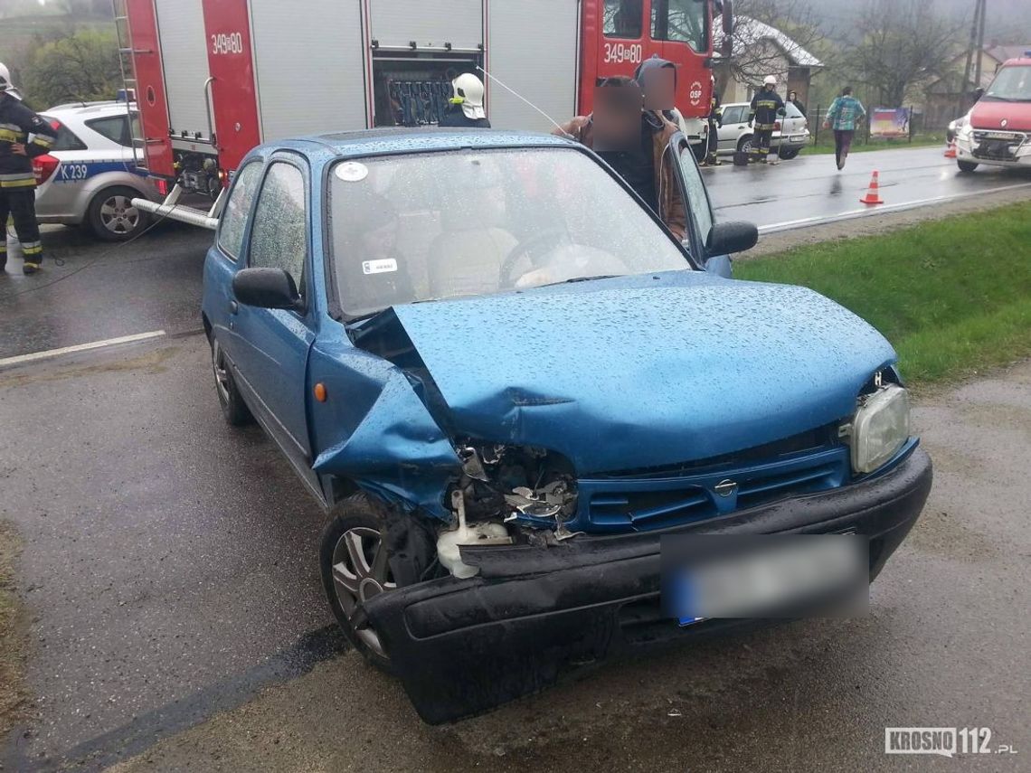POSADA GÓRNA: Najechanie na tył pojazdu. Drugie zdarzenie obok