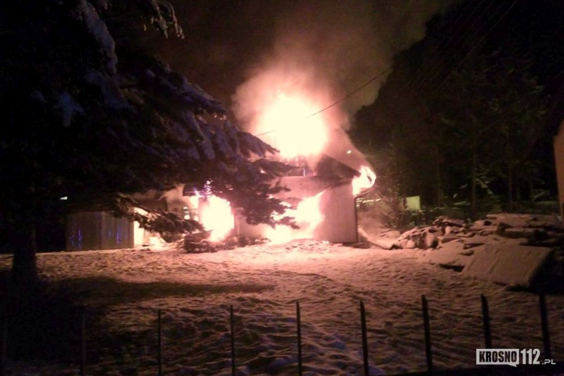 POSADA GÓRNA: Pożar budynku. 5 lat temu był tam wybuch gazu