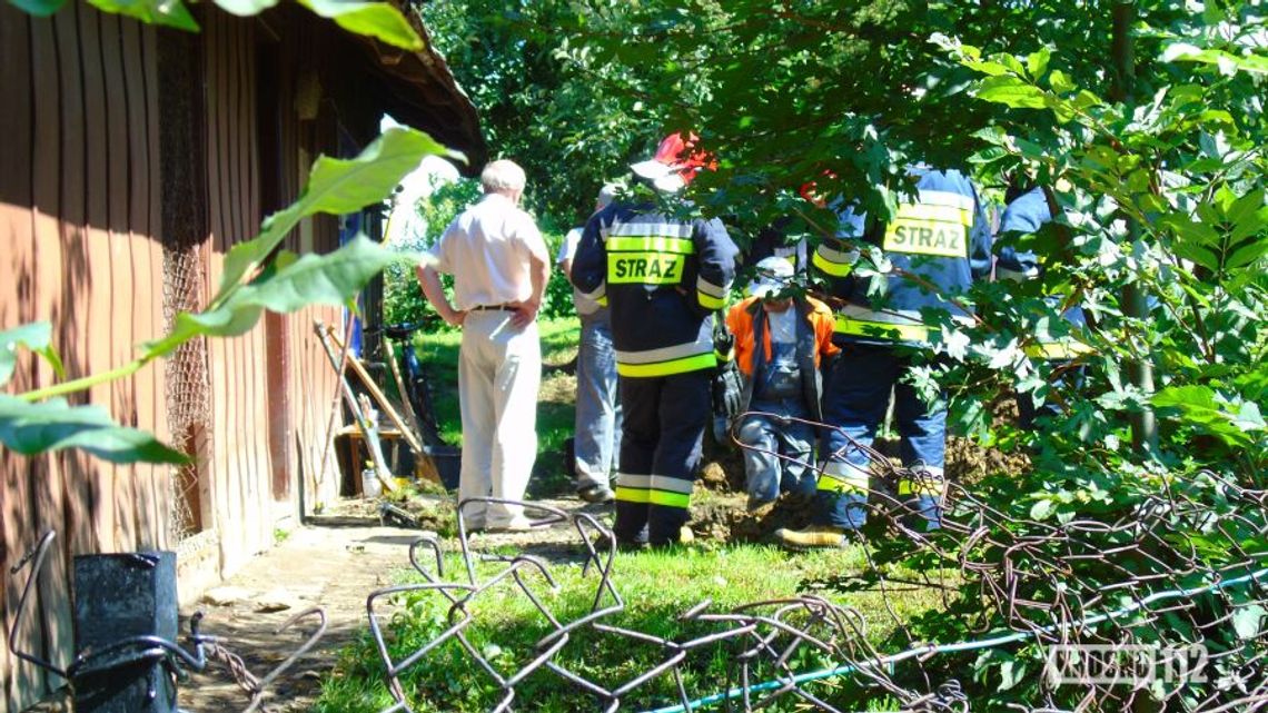 Posada Górna: Uszkodzono gazociąg - szybka akcja służb