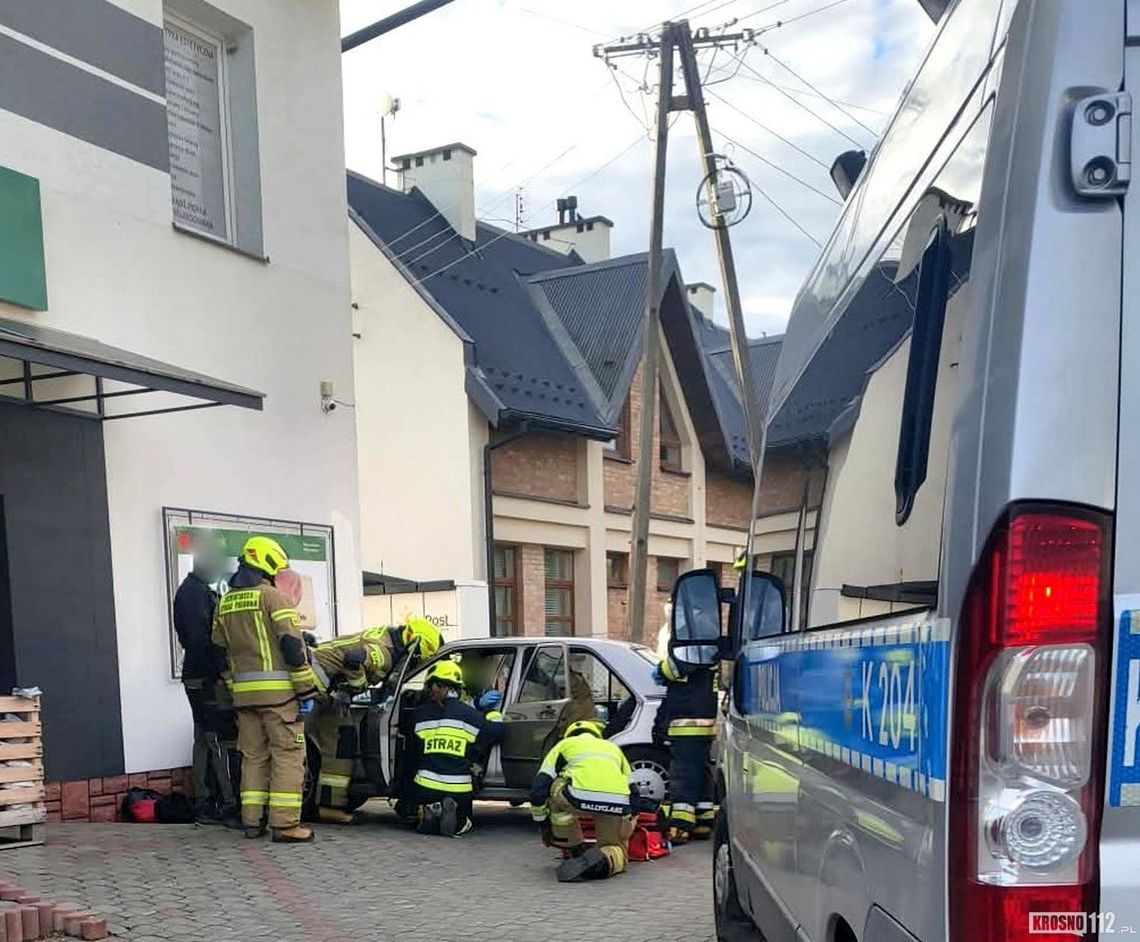Posada Górna. Wypadek przy sklepie Groszek Posada Górna. Wypadek przy sklepie Groszek