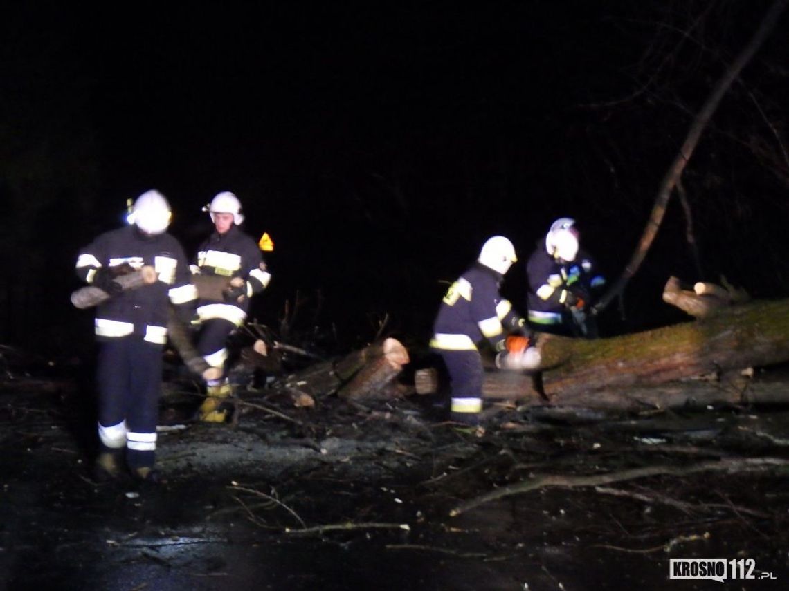 Potężna wichura przeszła nad powiatem