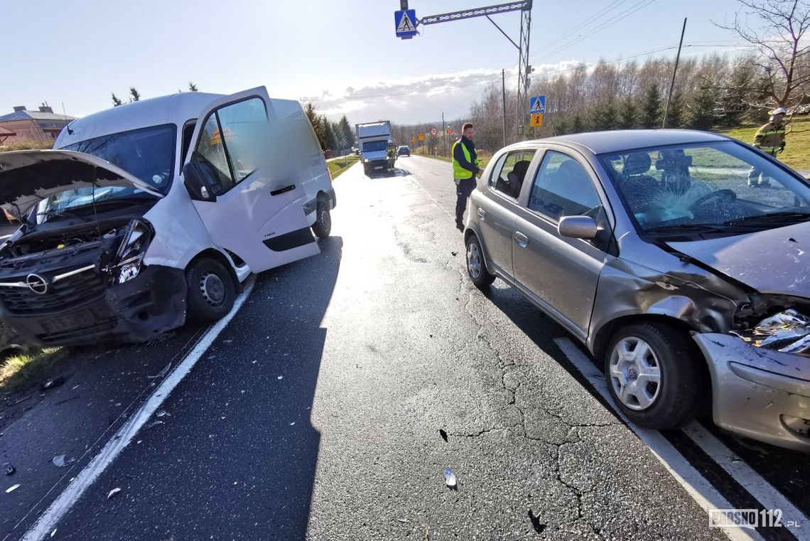 ? Potok/DK28. Dziecko ranne w zderzeniu toyoty i dostawczego busa