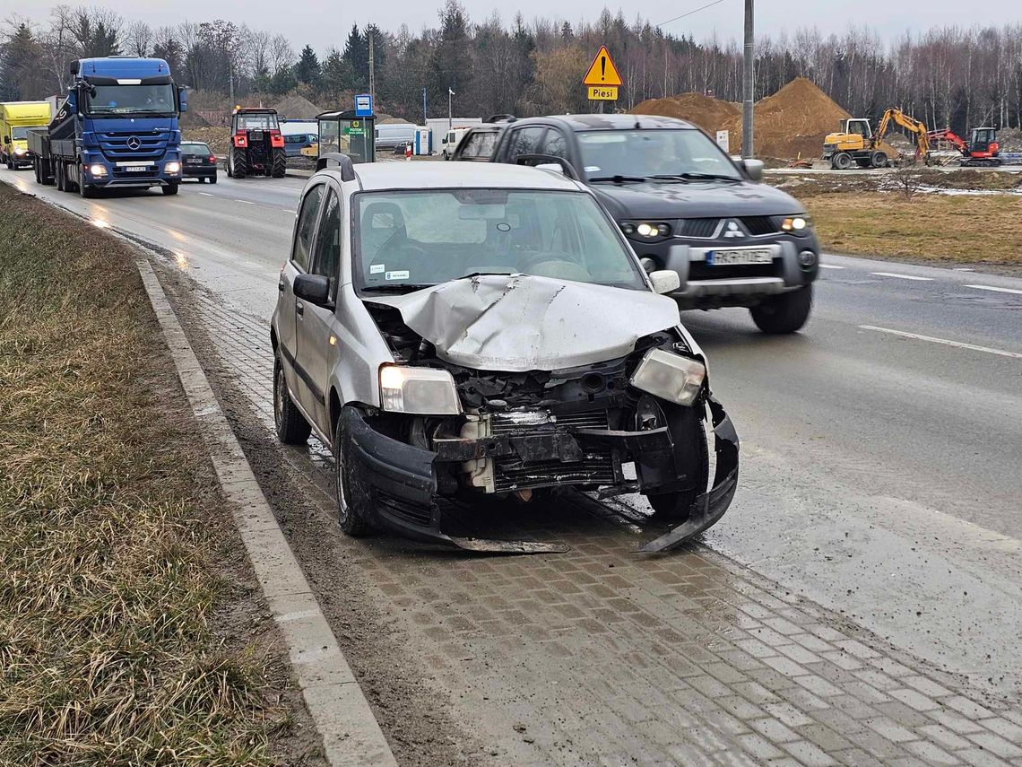 Potok. Zderzenie dwóch pojazdów na DK28