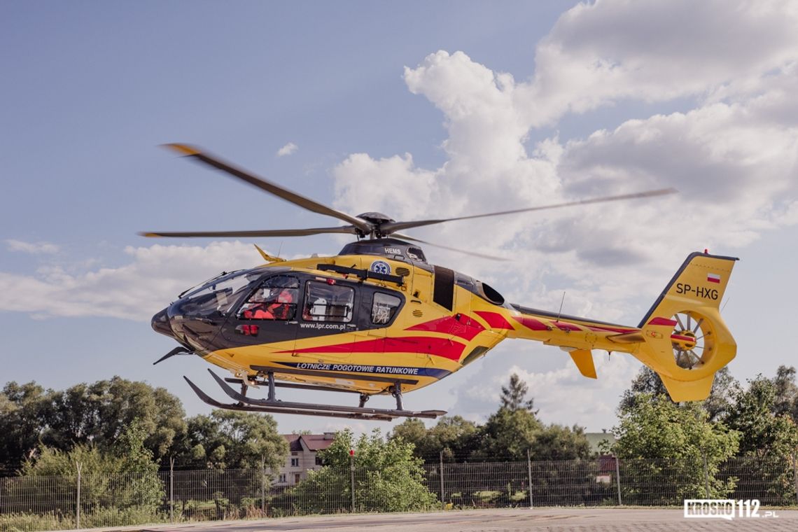 Potrącenie 4-letniego dziecka. Helikopterem LPR trafił do szpitala