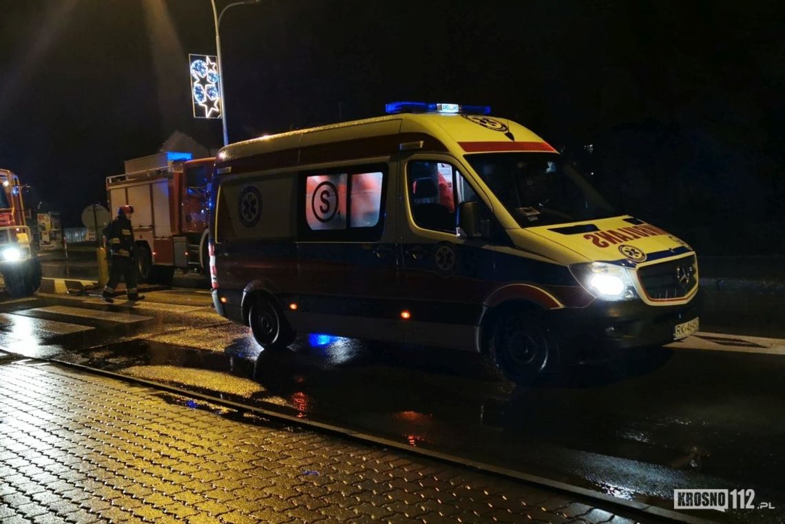 Potrącenie na pasach w centrum Krosna
