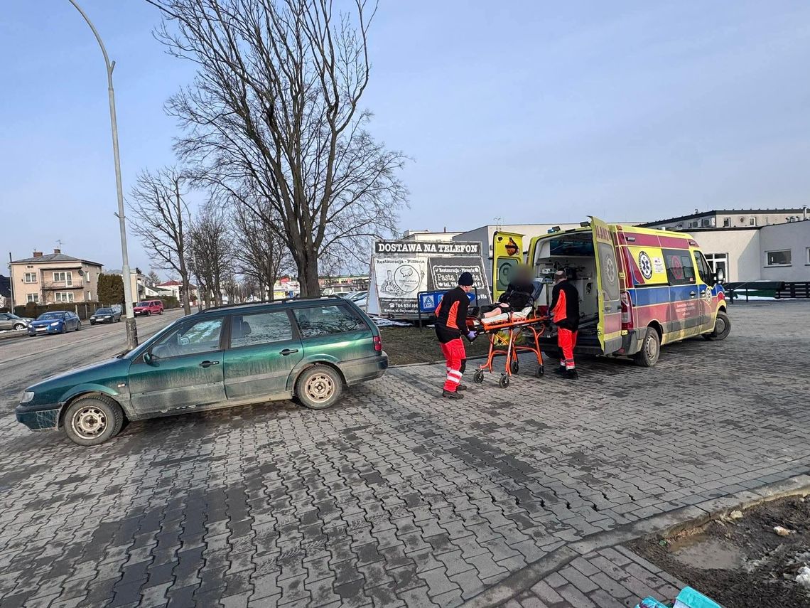 Potrącenie pieszego na Czajkowskiego Potrącenie pieszego na Czajkowskiego