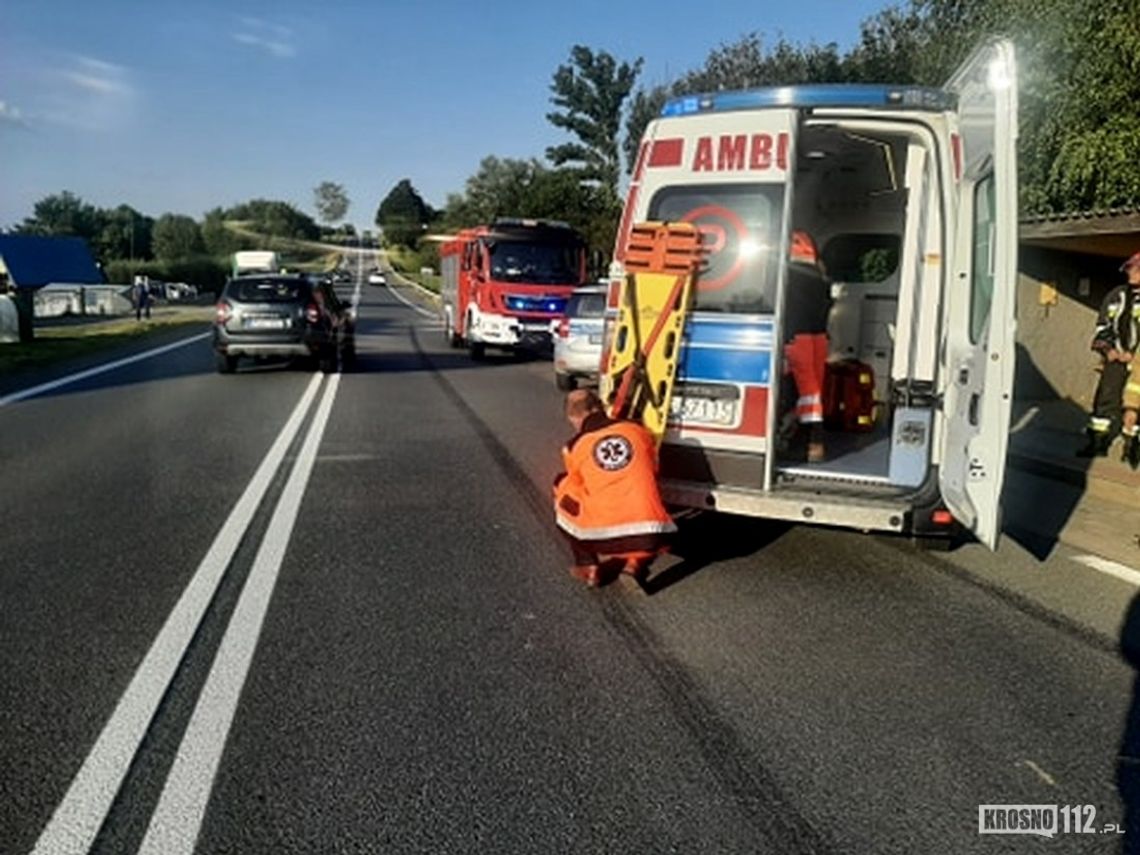 Potrącenie pieszego na drodze krajowej 19 w Równem