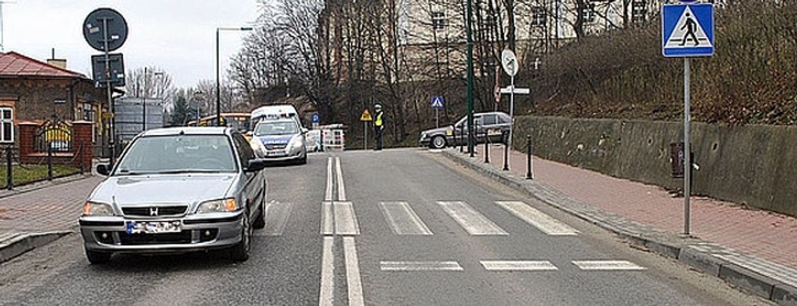 Potrącenie pieszej na Krakowskiej