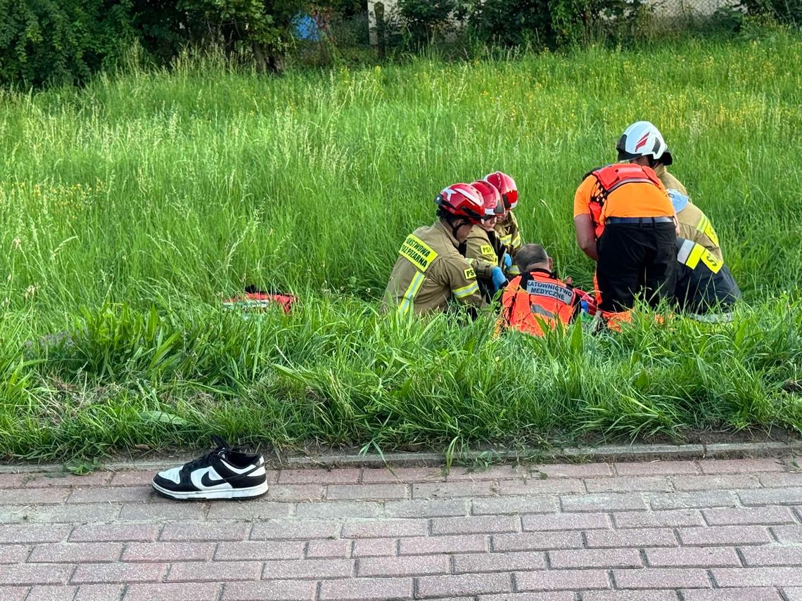 Poważny wypadek w Krośnie