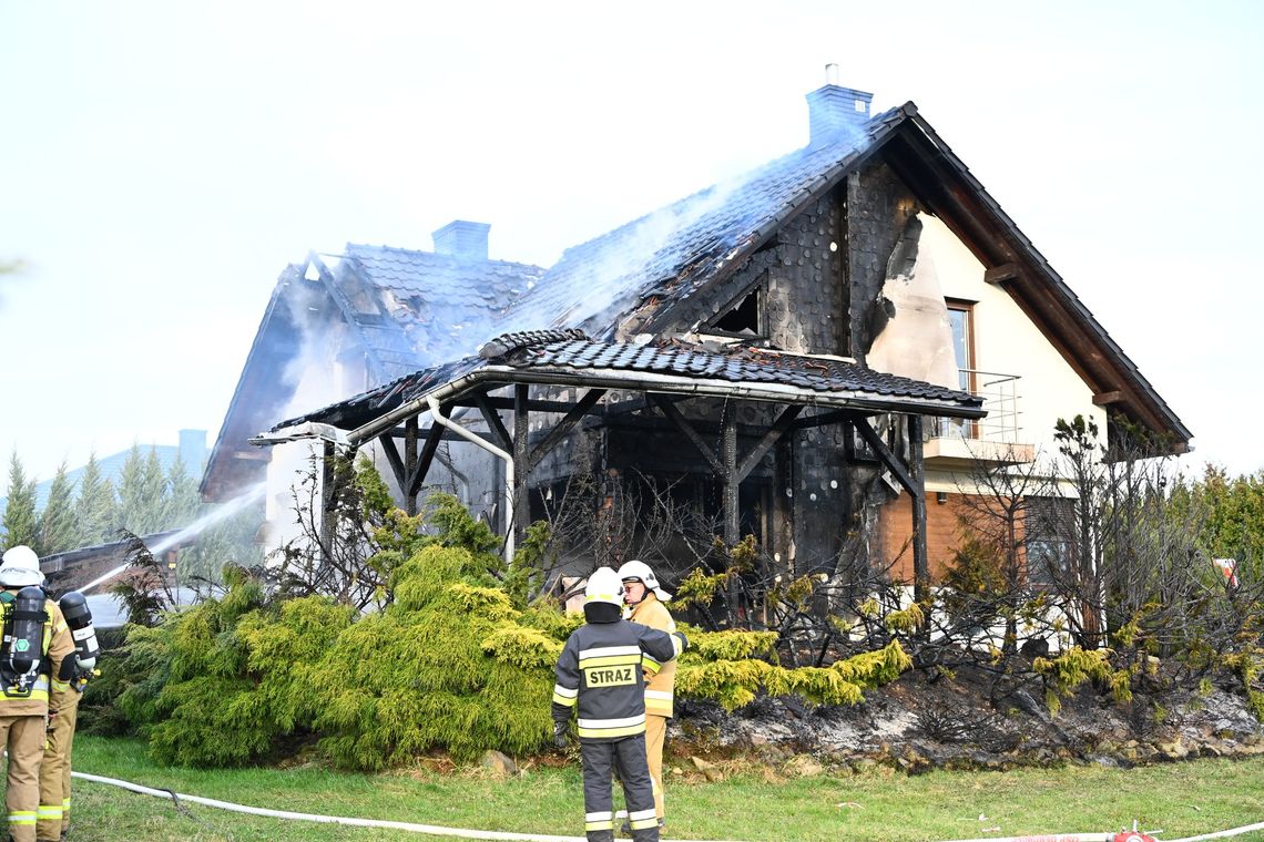 Poważny pożar domu w Zarzeczu