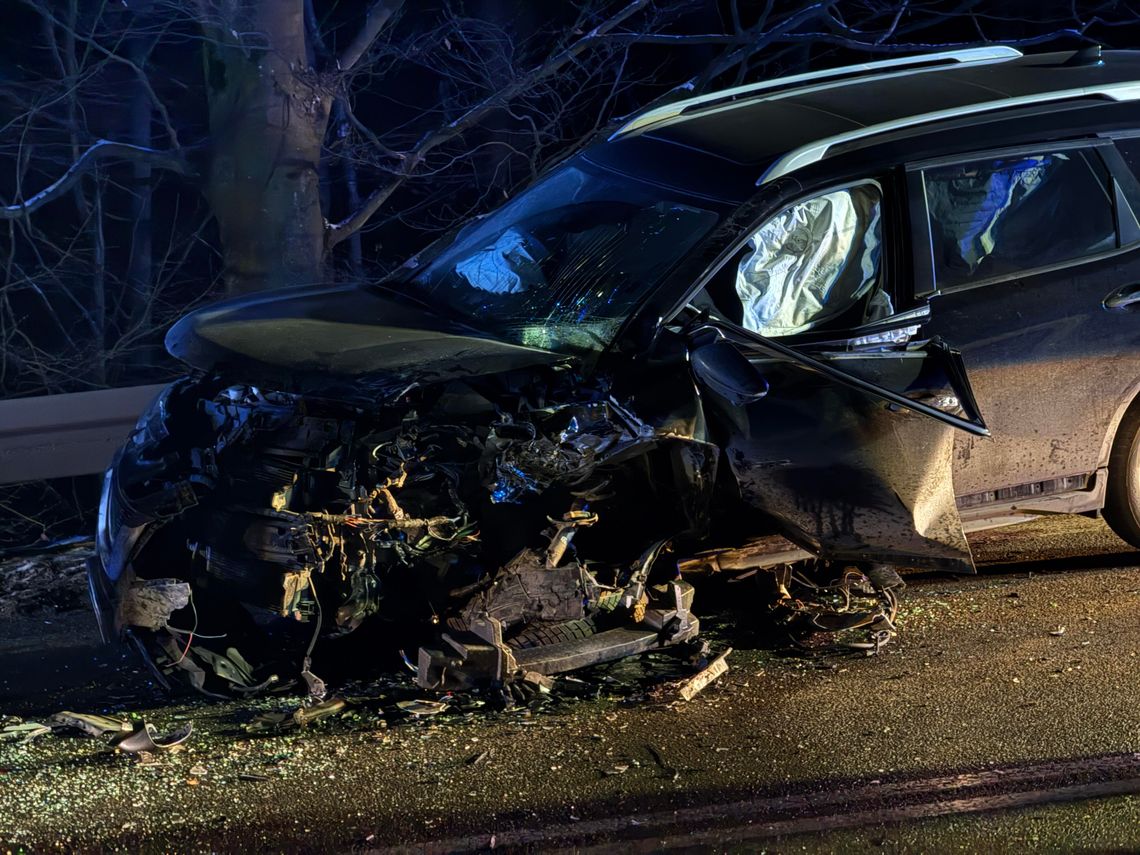 Poważny wypadek na granicy Orzechówki i Woli Komborskiej