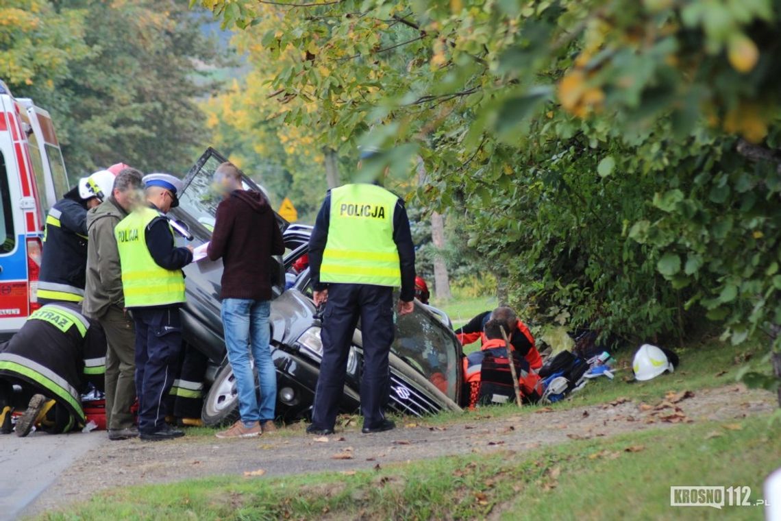 Poważny wypadek w Węglówce. W akcji m.in. załoga LPR [AKTUALIZACJA]
