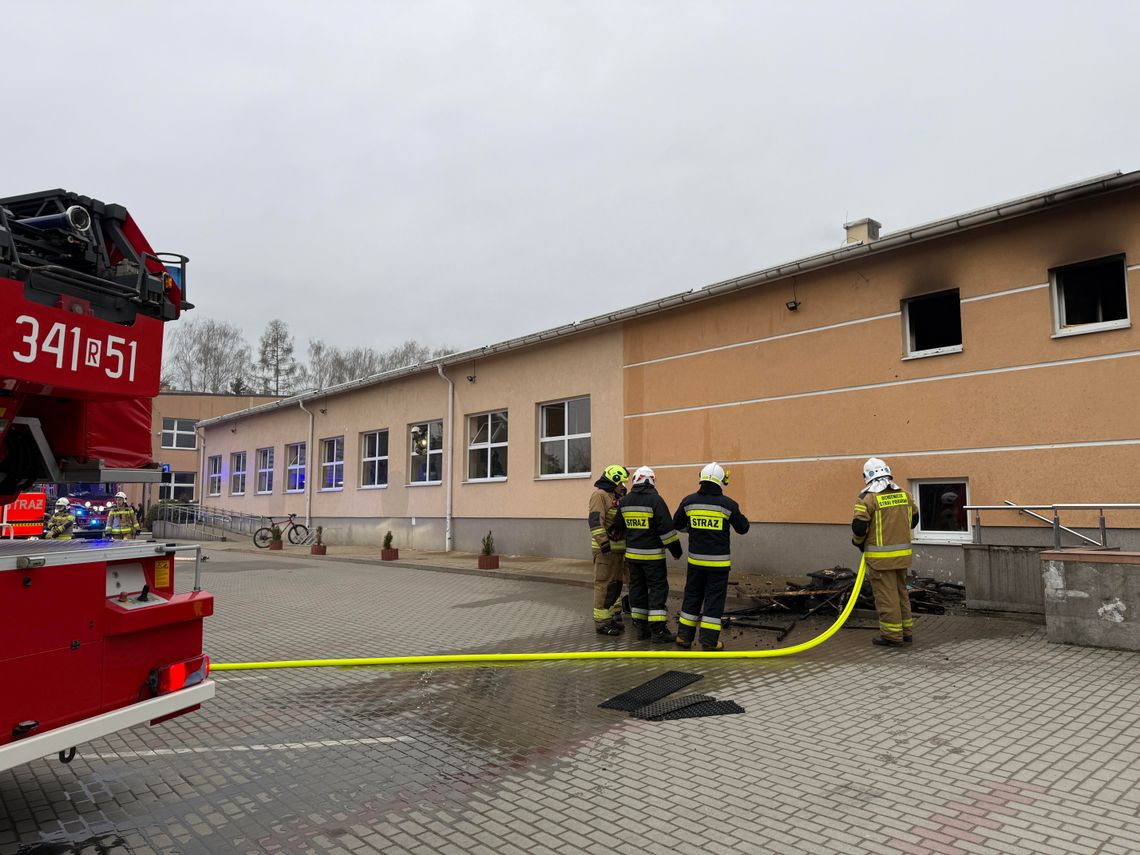 Pożar basenu przy Wojska Polskiego