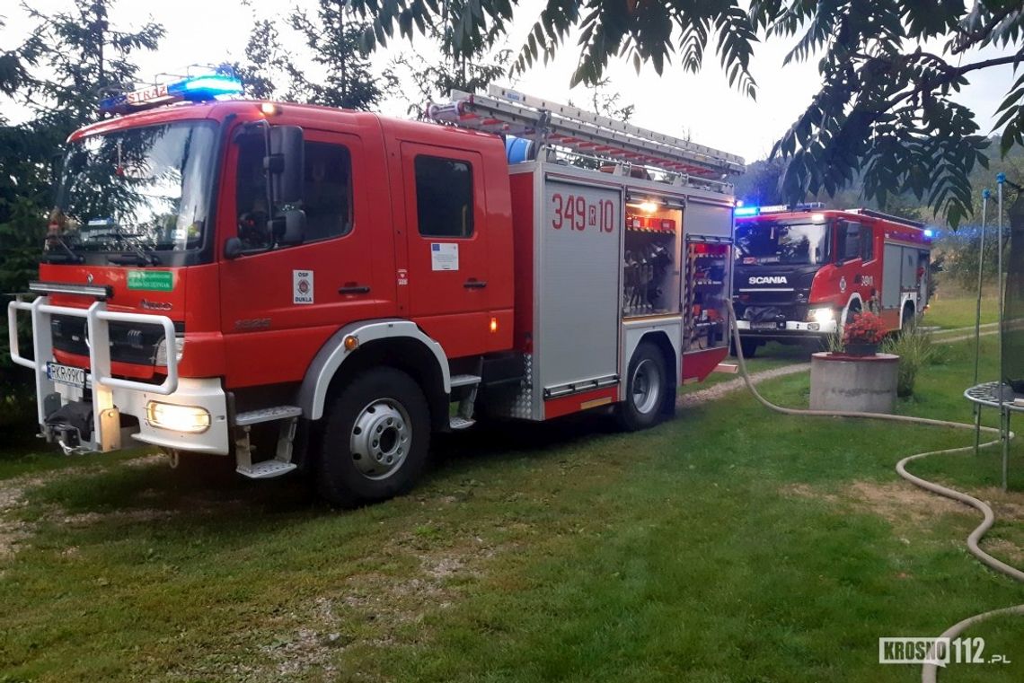 Pożar bojlera postawił strażaków na nogi