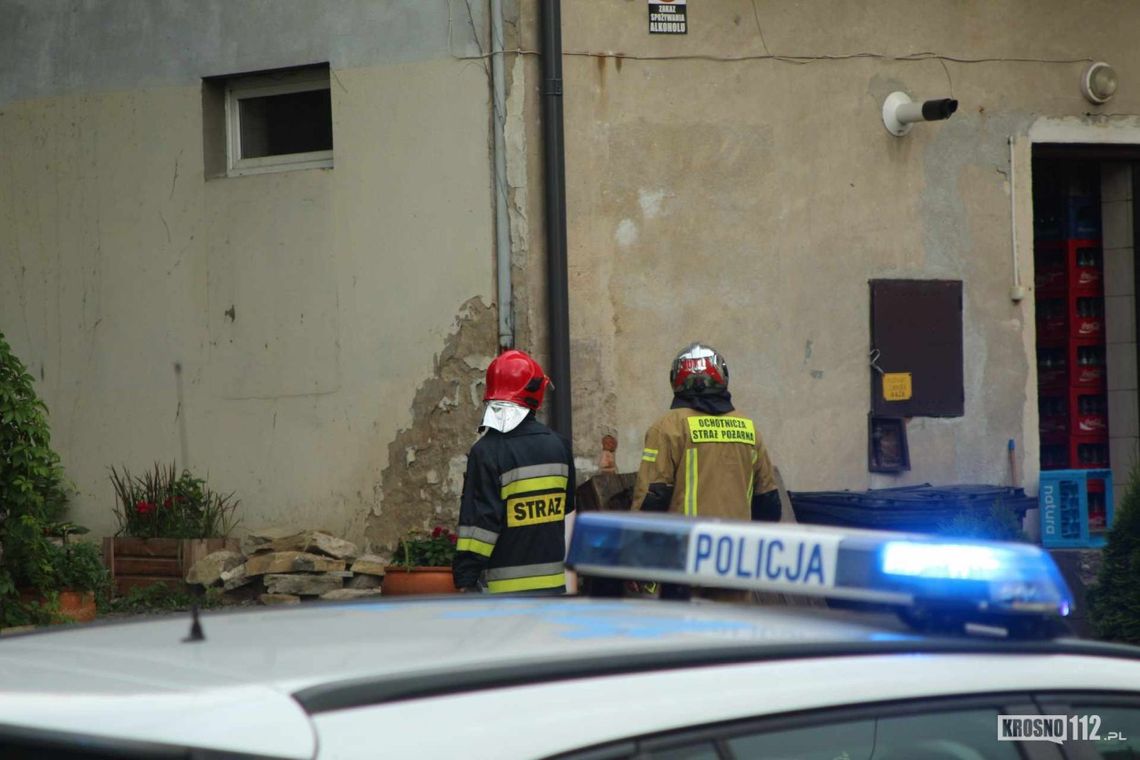 Pożar w jednej z dukielskich kamienic