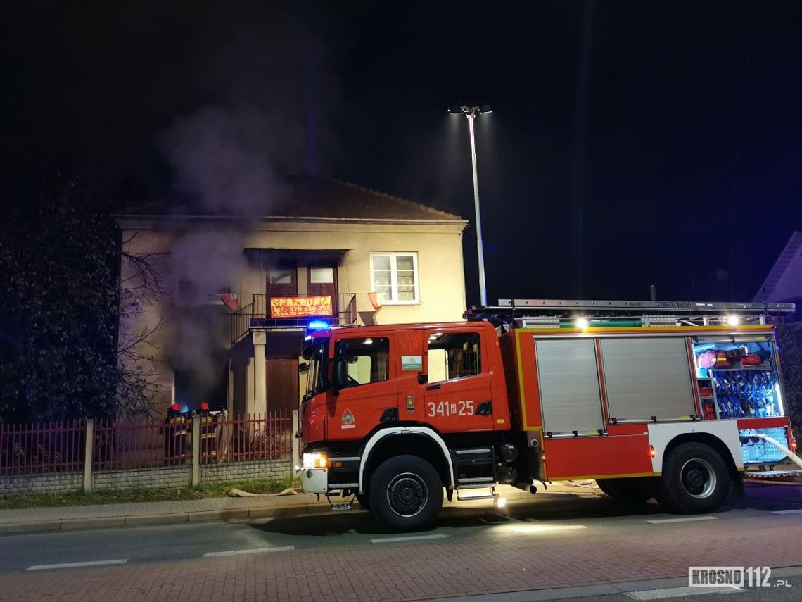 Pożar w jednym z domów przy ul. Czajkowskiego