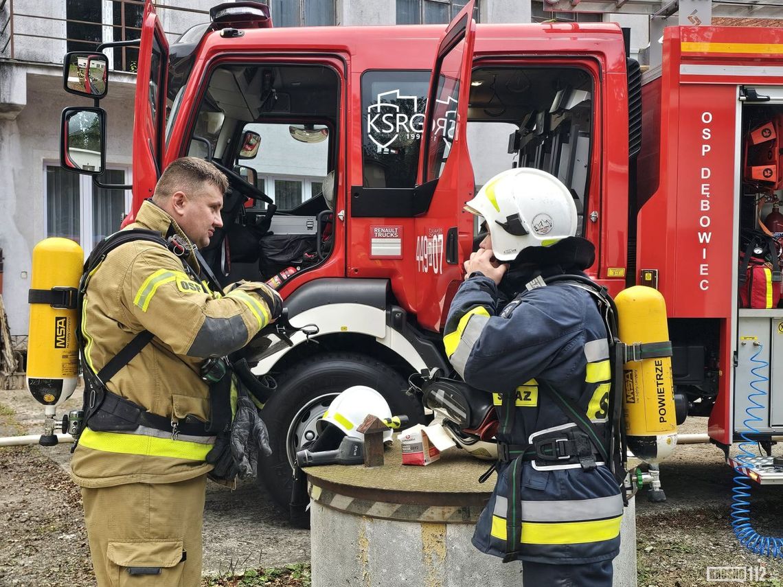Pożar w kotłowni Sanktuarium Matki Bożej Saletyńskiej w Dębowcu