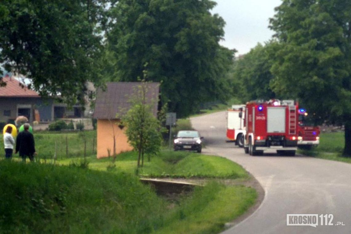 Pożar w Leśniówce. Sytuacja szybko opanowana
