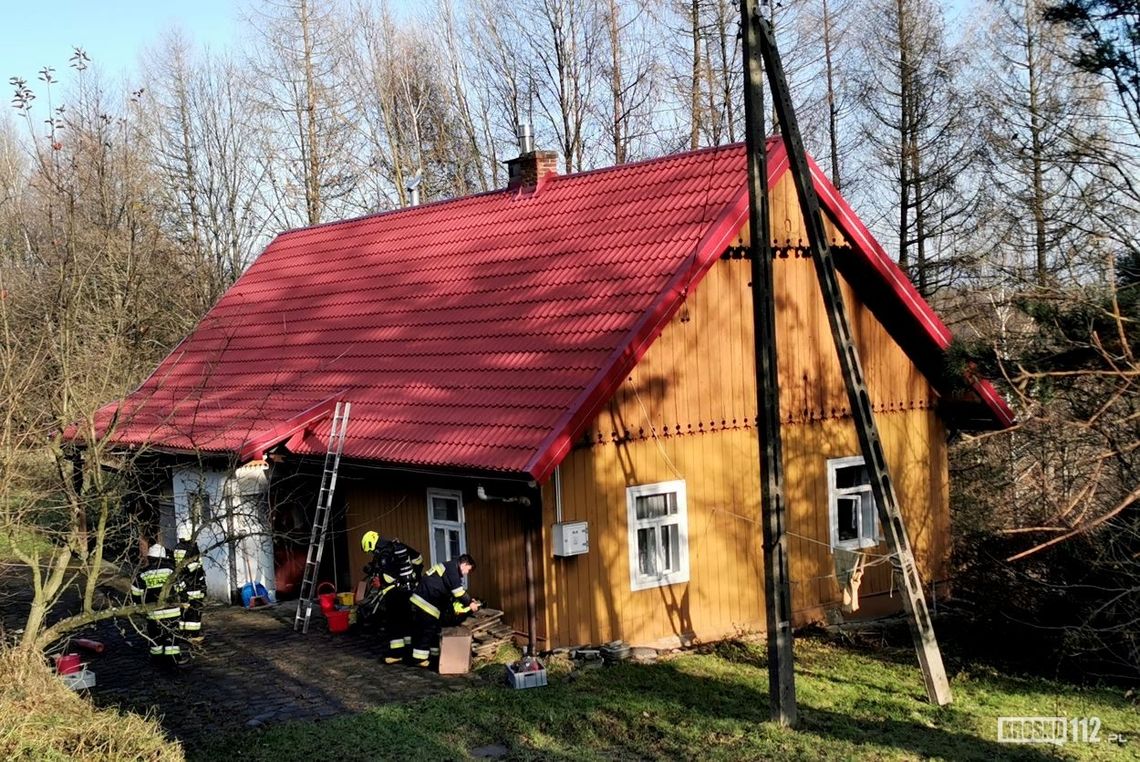 Pożar w Wietrznie. Tylko dzięki szybkiej reakcji nie doszło do dużych strat