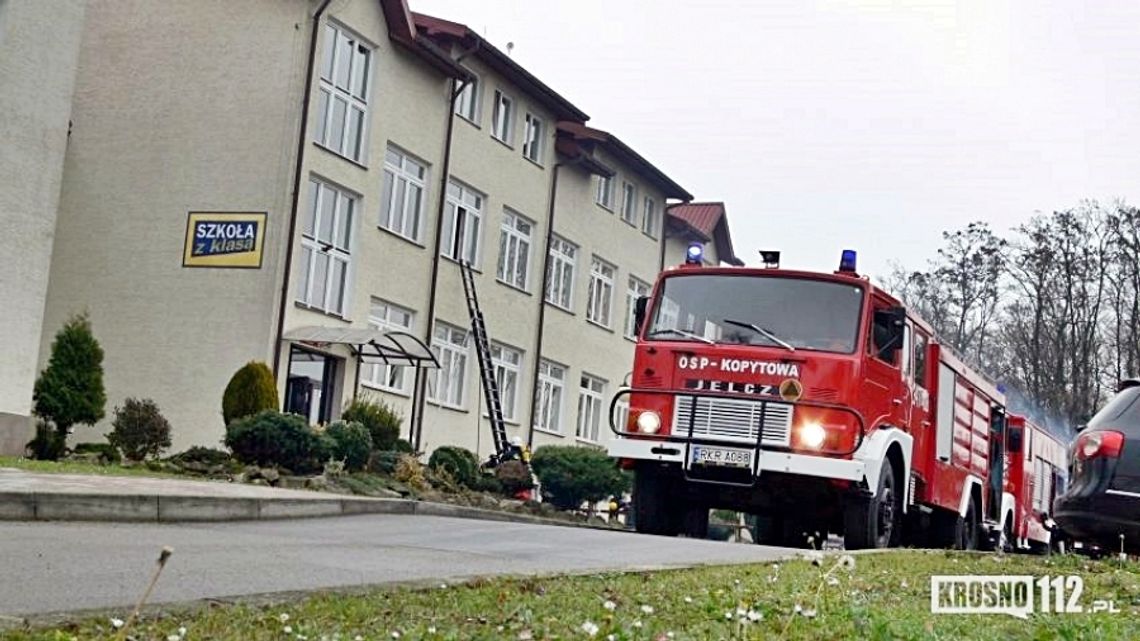 Pożar Zespołu Szkół w Zręcinie