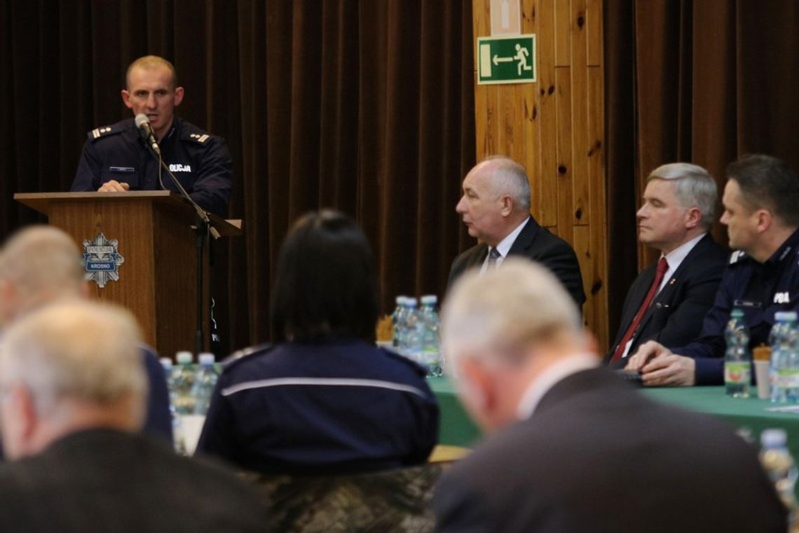 Pozytywna ocena pracy Komendy Miejskiej Policji w Krośnie za 2017 rok