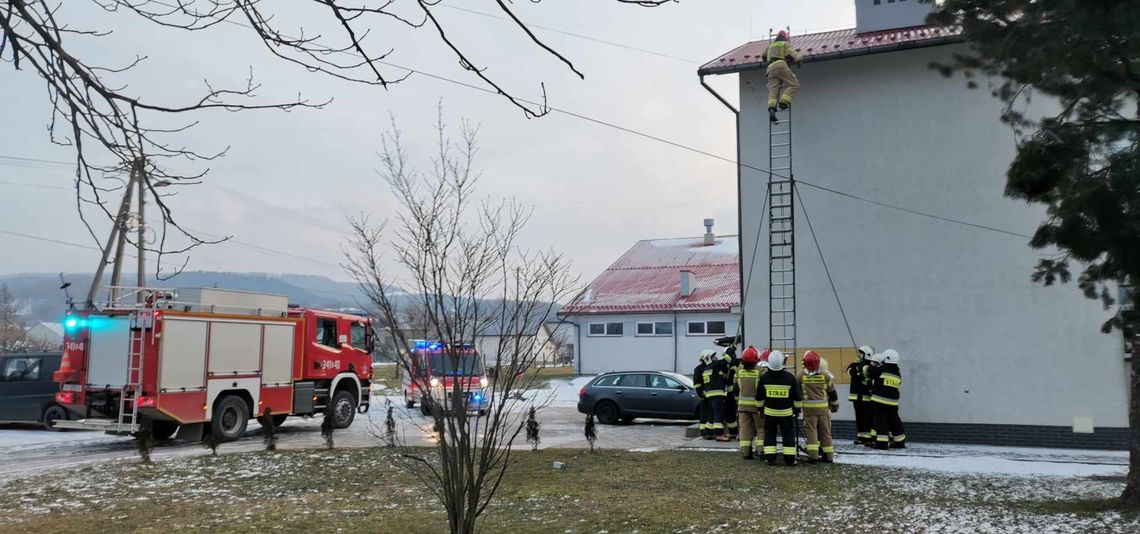 Pracowity poniedziałek dla krośnieńskich strażaków