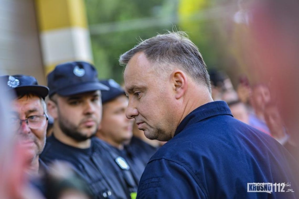 Prezydent RP Andrzej Duda odwiedził tereny dotknięte nawałnicami