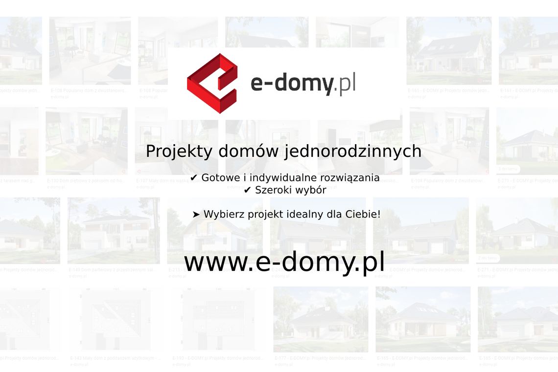 Projekty domów - nowoczesne, parterowe, gotowe, jednorodzinne - wybierz dom jak marzenie!