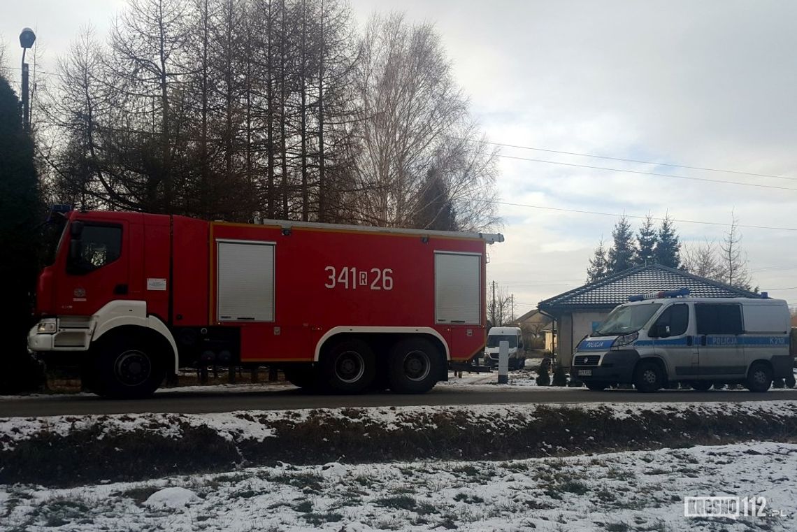 Przerwany rurociąg gazowy w Głowience. Interwencja służb ratunkowych
