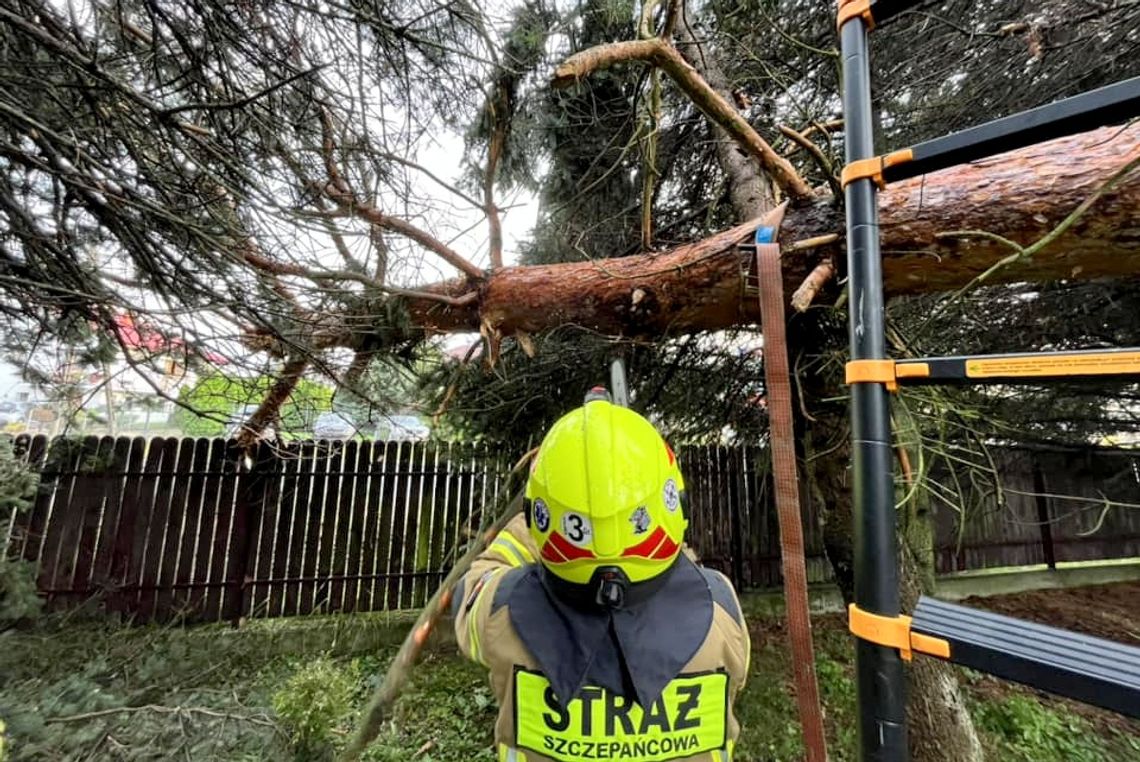 Przez region przeszły nawałnice. Krośnieńscy strażacy wyjeżdżali około 70 razy