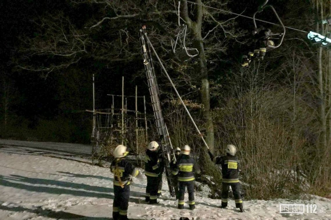 PUŁAWY: Ćwiczenia "ZIMA 2017" na wyciągu narciarskim